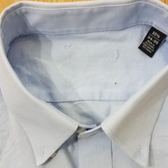 Nordstrom TechSmart Stretch Dress Shirt 15.5/34-35 - Picture 7 of 8